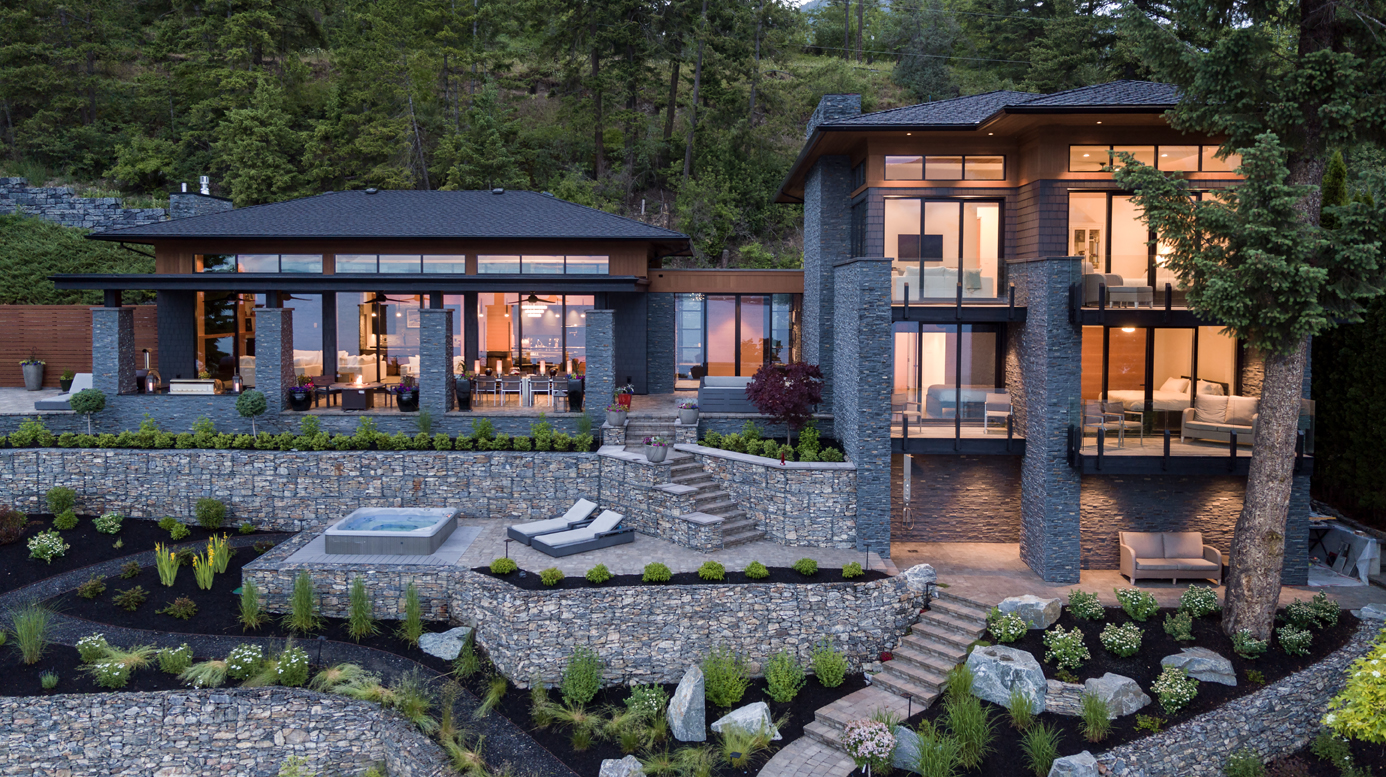 Luxury Custom Home on Shuswap Lake Lowe Residence